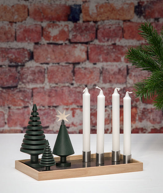 Candle Tray Eik | Stål