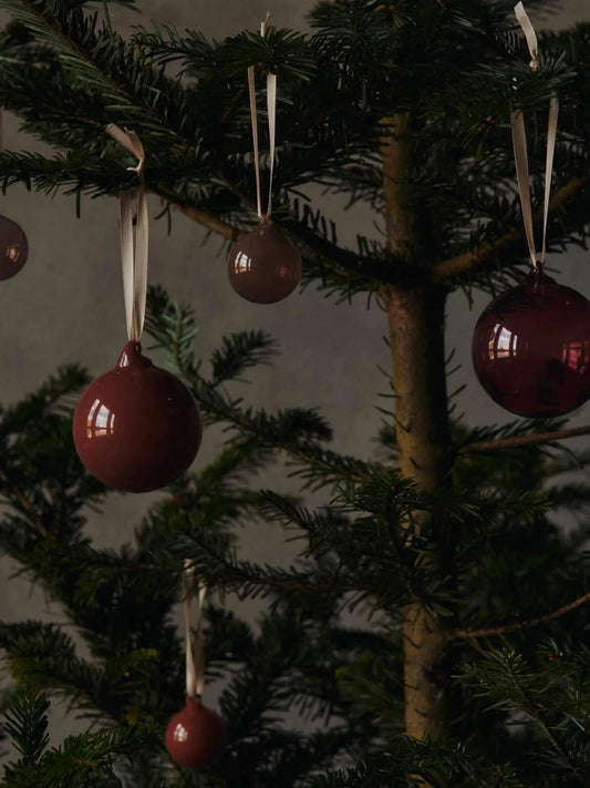 3 glasskuler | Roseate Translucent