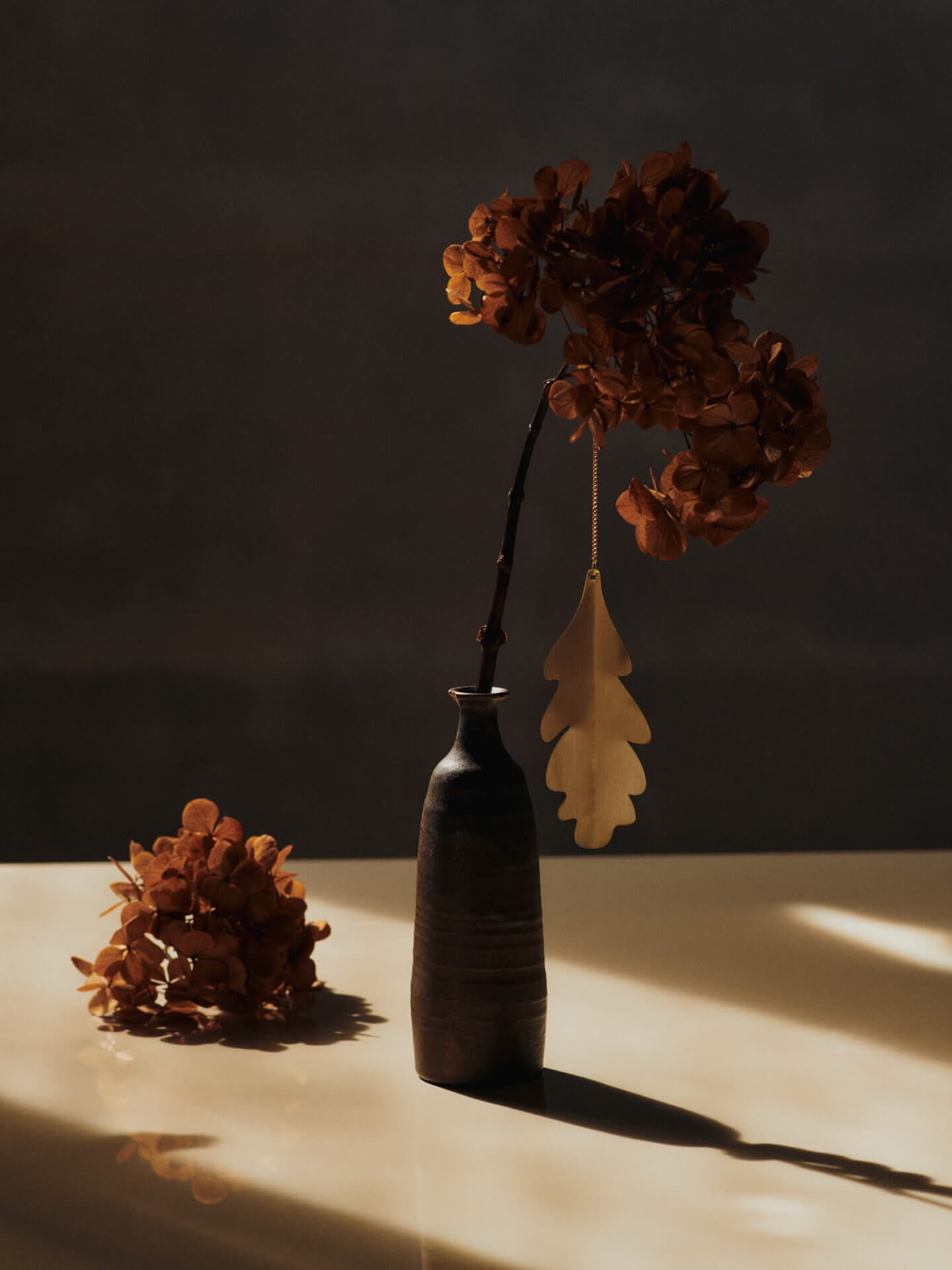 Eikeblad ornamenter | Sett med 4