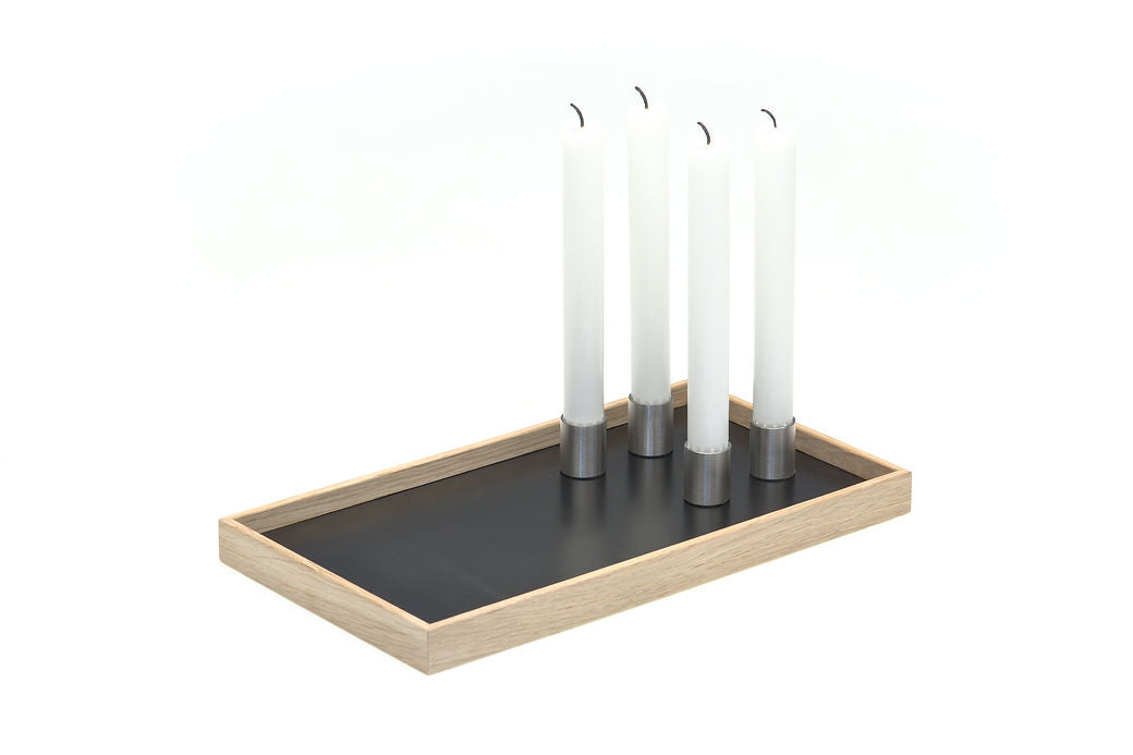 Candle Tray Eik | Stål