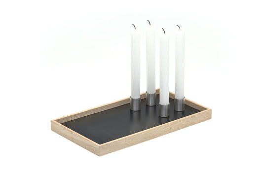 Candle Tray Eik | Stål