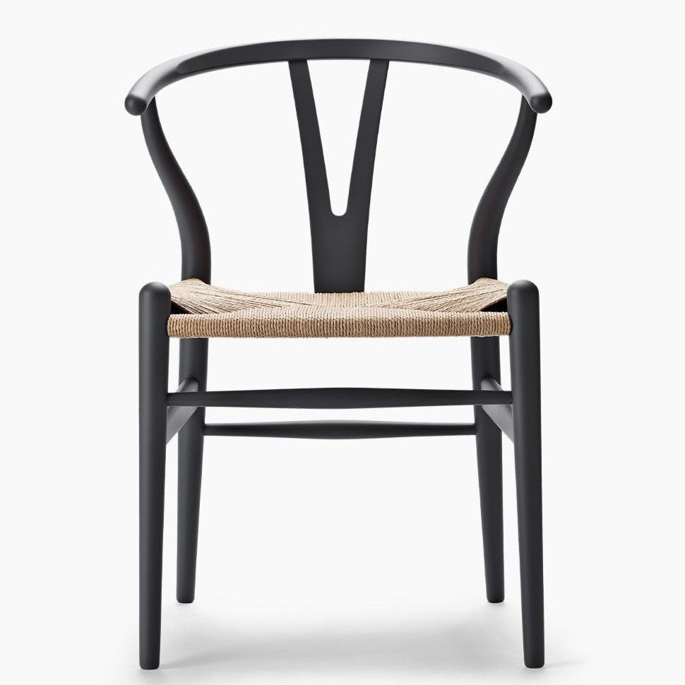 CH 24 Bøk | Lakkert Mat Svart 