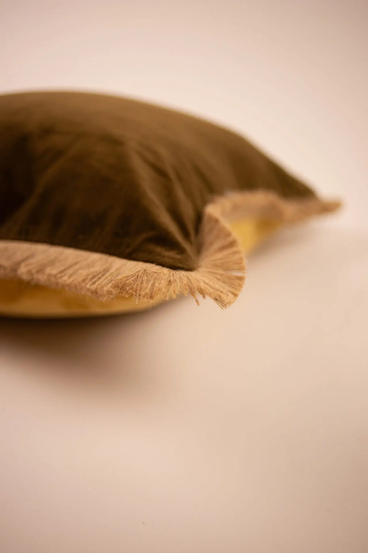 JULIE putetrekk | Oliven - Lys gul