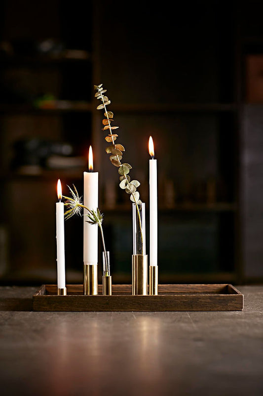 Candle Tray De Luxe | Messing