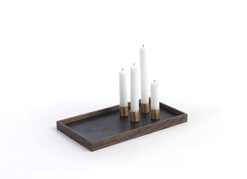 Candle Tray De Luxe | Messing