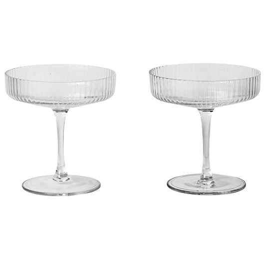 Ripple Champagneglass | sett med 2