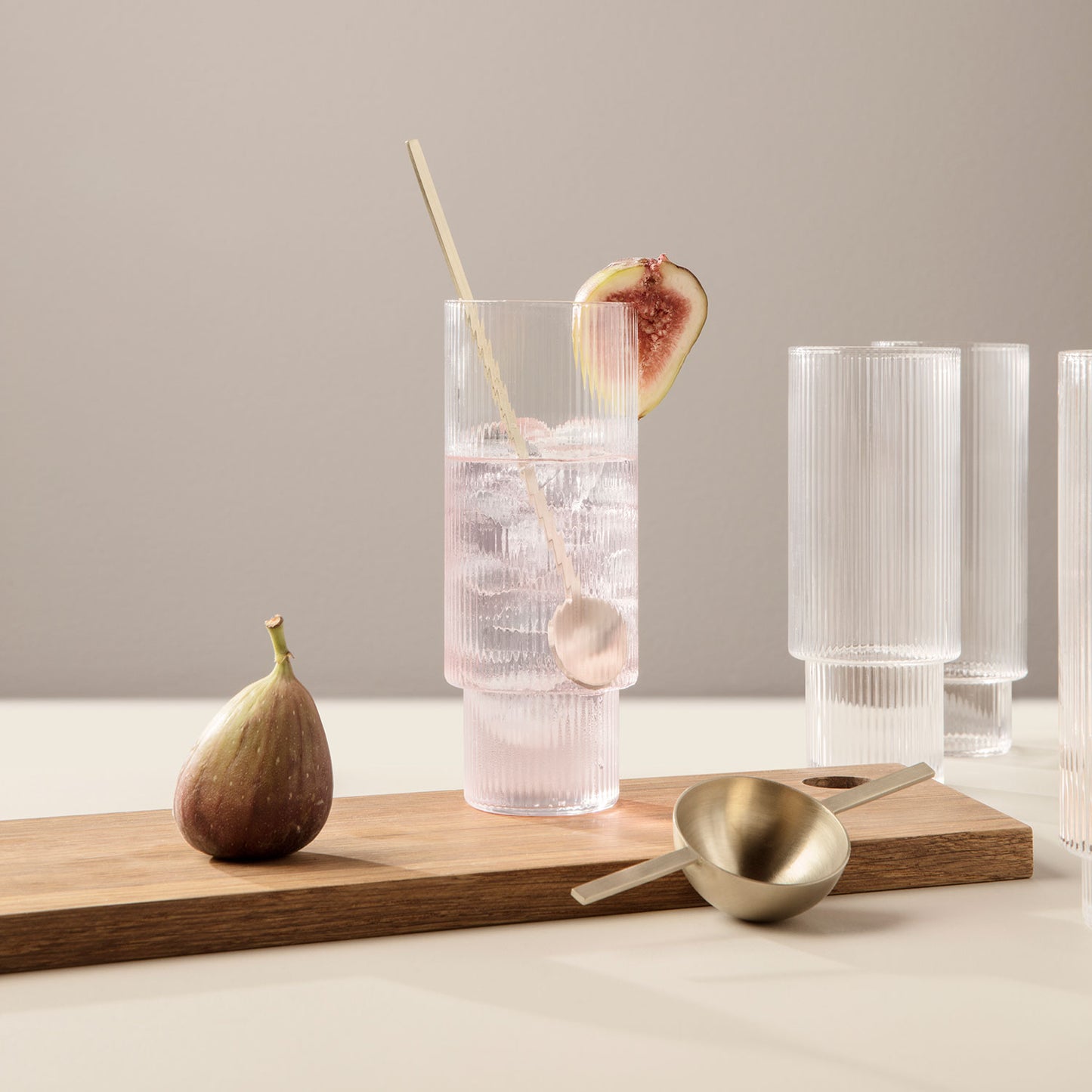 Ripple Long Drink glass | sett med 4