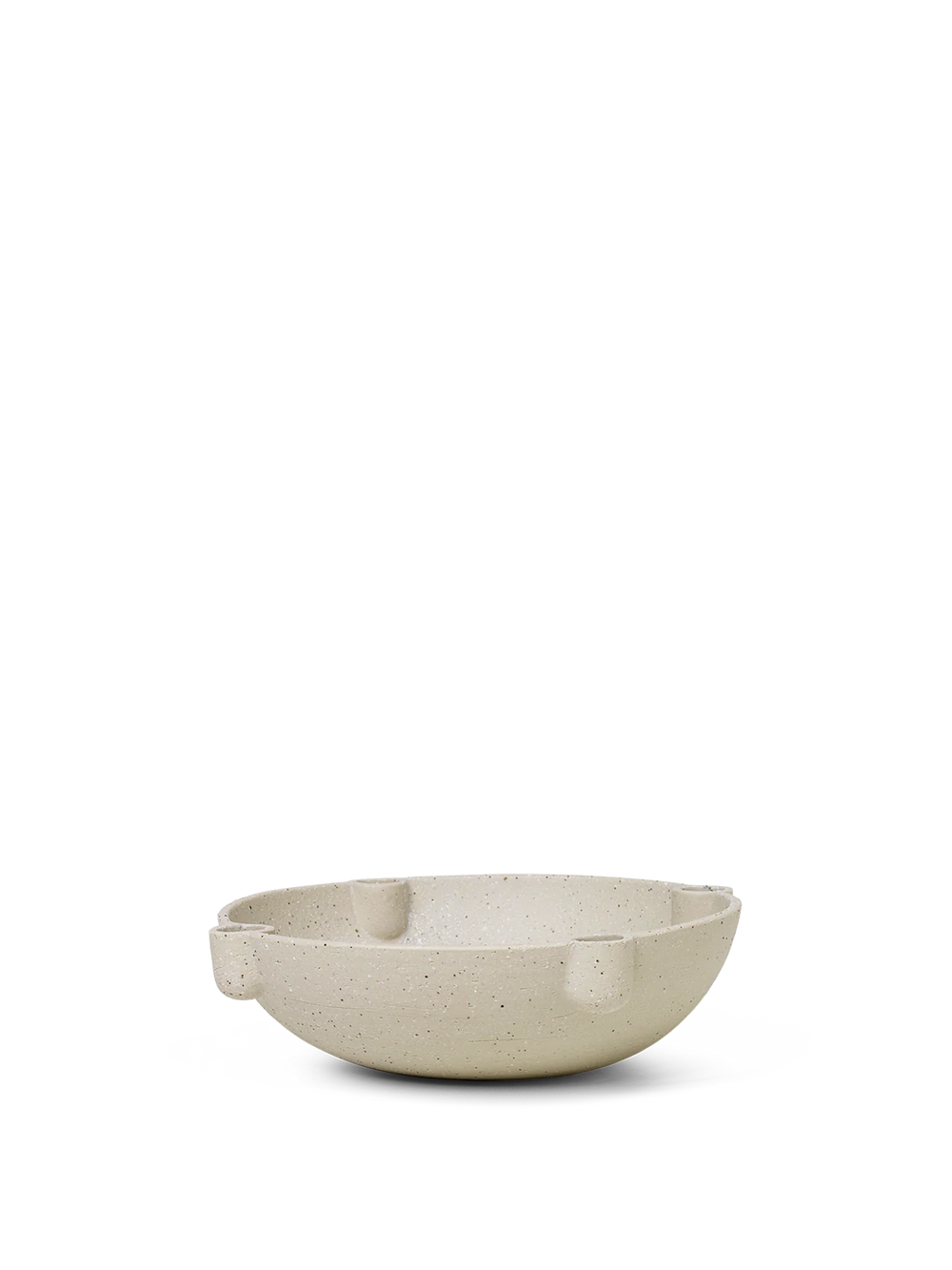Bowl keramikk lysestake | Stor
