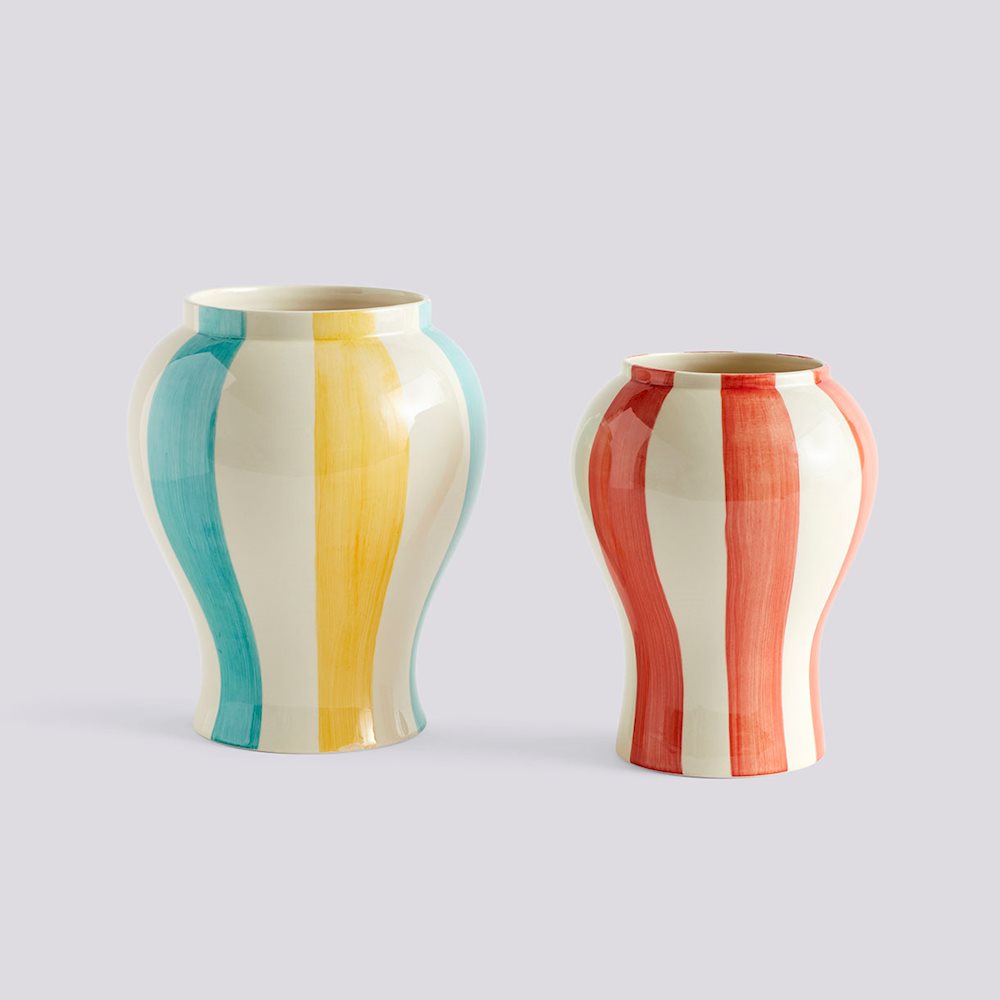 Sobremesa Stripe Vase | Rød