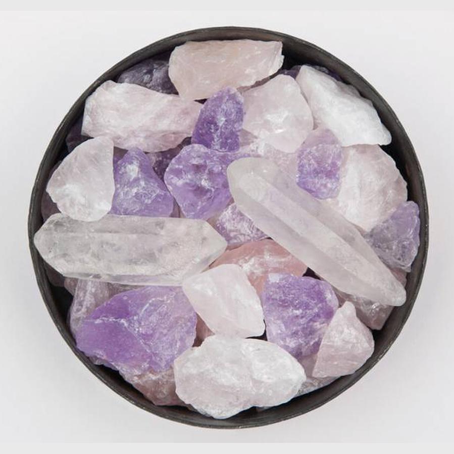 TOTEM-sirkel | Rosa krystaller